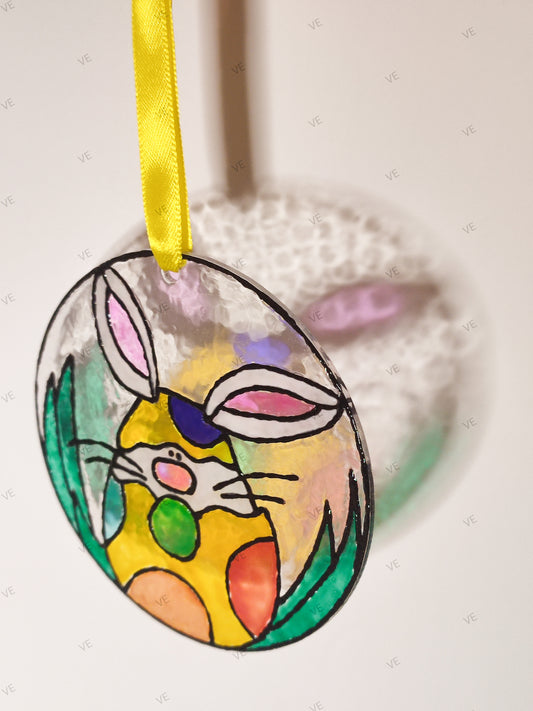 Conejito de Pascua - amarillo