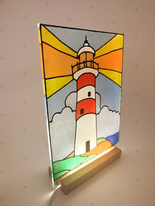 Faro con luces